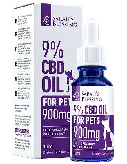CBD Öl für Haustiere 900mg Voll Spektrum CBD