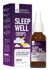 Schlaf-gut-Tropfen Liposomen-CBD+Melatonin, 30 ml